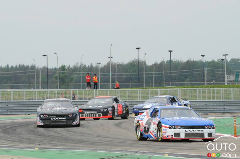 Noel Dowler, EMCO/Praxair/Safety Kleen Dodge during the Jiffy Lube 100