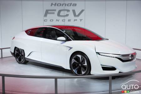 Photos du Honda FCV concept 2015 au salon de l'auto de Détroit