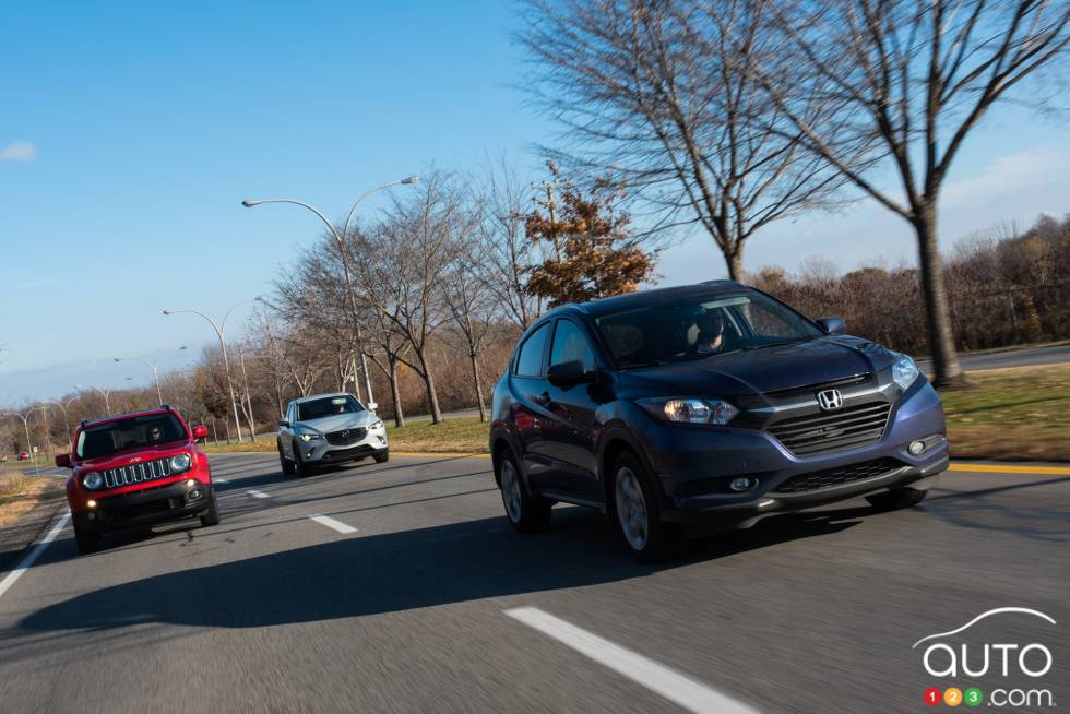 Photos du Comparatif des v√©hicules multisegments compact 2016