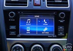 2016 Subaru Impreza 5-door Touring infotainement display