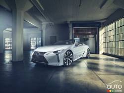 Here is the 2020 Lexus LC Convertible concept