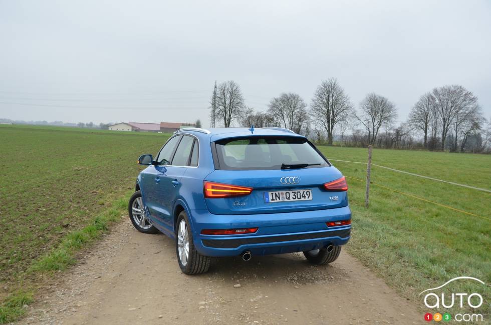 vue 3/4 arrière