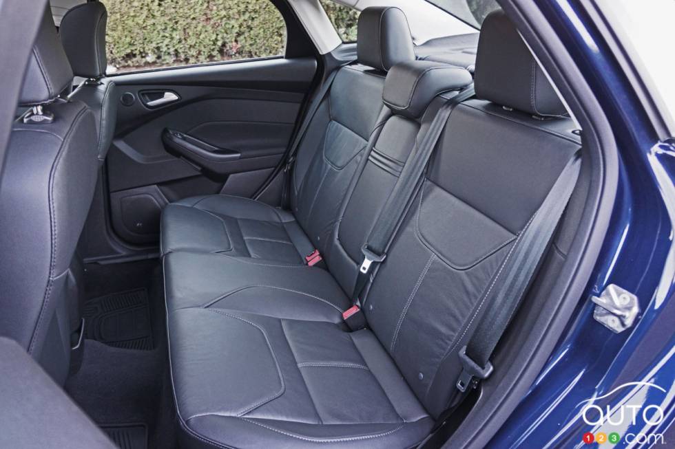 2016 Ford Focus Titanium rear seats