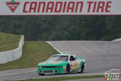 Robin Buck, Quaker State Dodge in action during practice on saturday