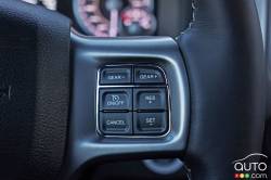 2017 Ram 1500 EcoDiesel Crew Cab Laramie Limited 4X4 steering wheel mounted cruise controls
