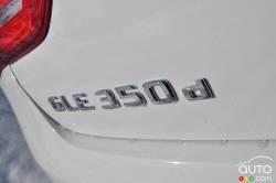 Écusson du modèle du Mercedes-Benz GLE 350 d Coupe 2016