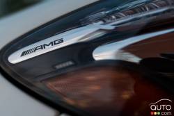 Détail extérieur de la Mercedes AMG GT S 2016