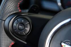 2015 MINI John Cooper Works steering wheel mounted cruise controls