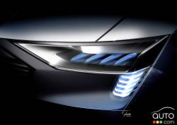 Audi E-Tron Concept headlight