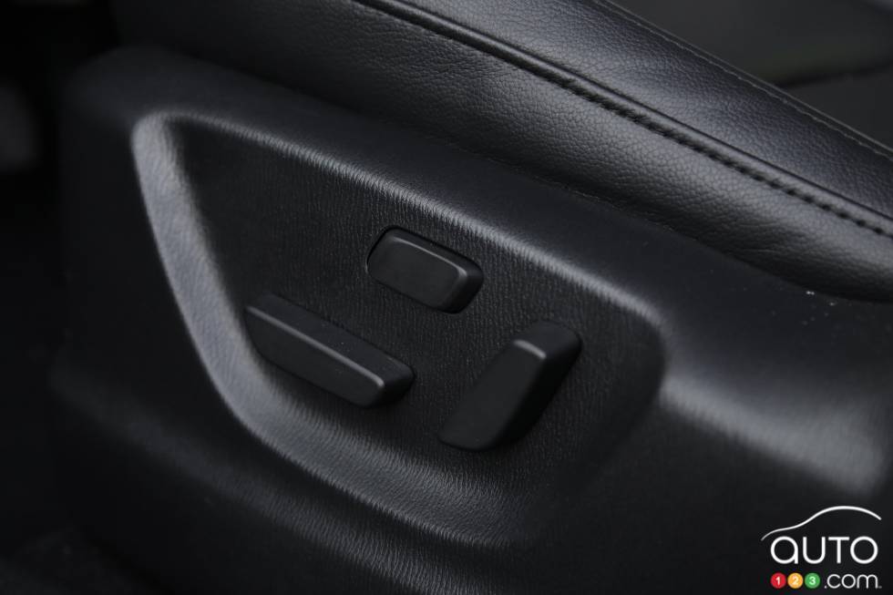 contrôle d'ajustements de siège