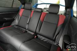 2016 Subaru WRX STI rear seats