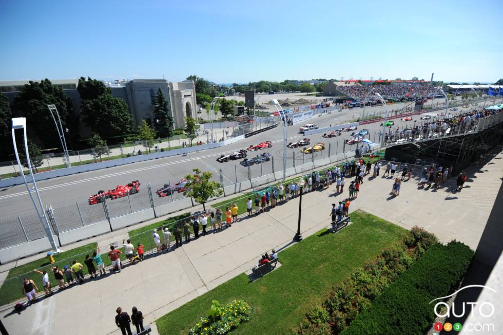 The start of Race 1