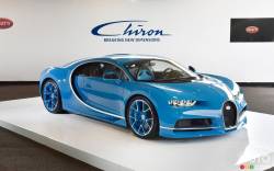 La Bugatti Chiron est la voiture sport de série la plus puissante, la plus rapide, la plus luxueuse et la plus exclusive au monde.