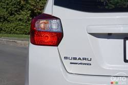 Feux arrière de la Subaru Impreza 5 portes touring 2016
