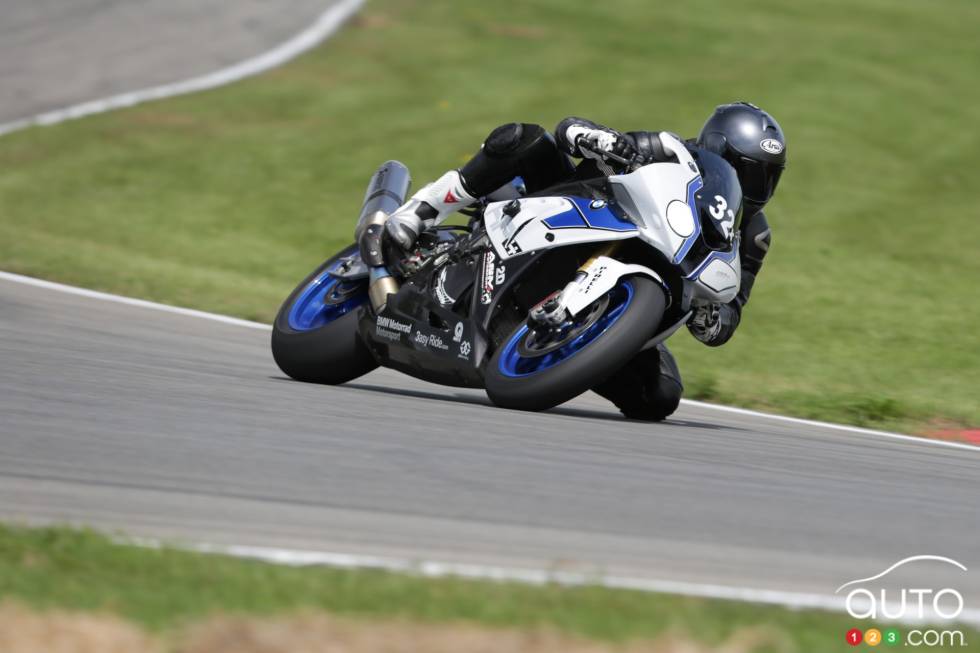 front 3/4 action view