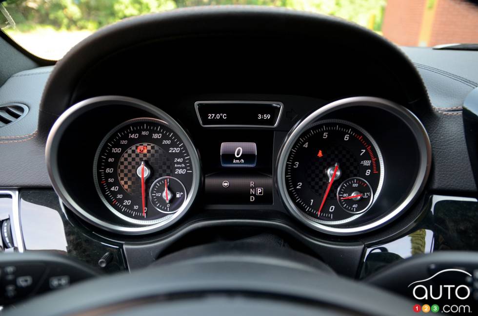 2016 Mercedes-Benz GLE 450 AMG gauge cluster