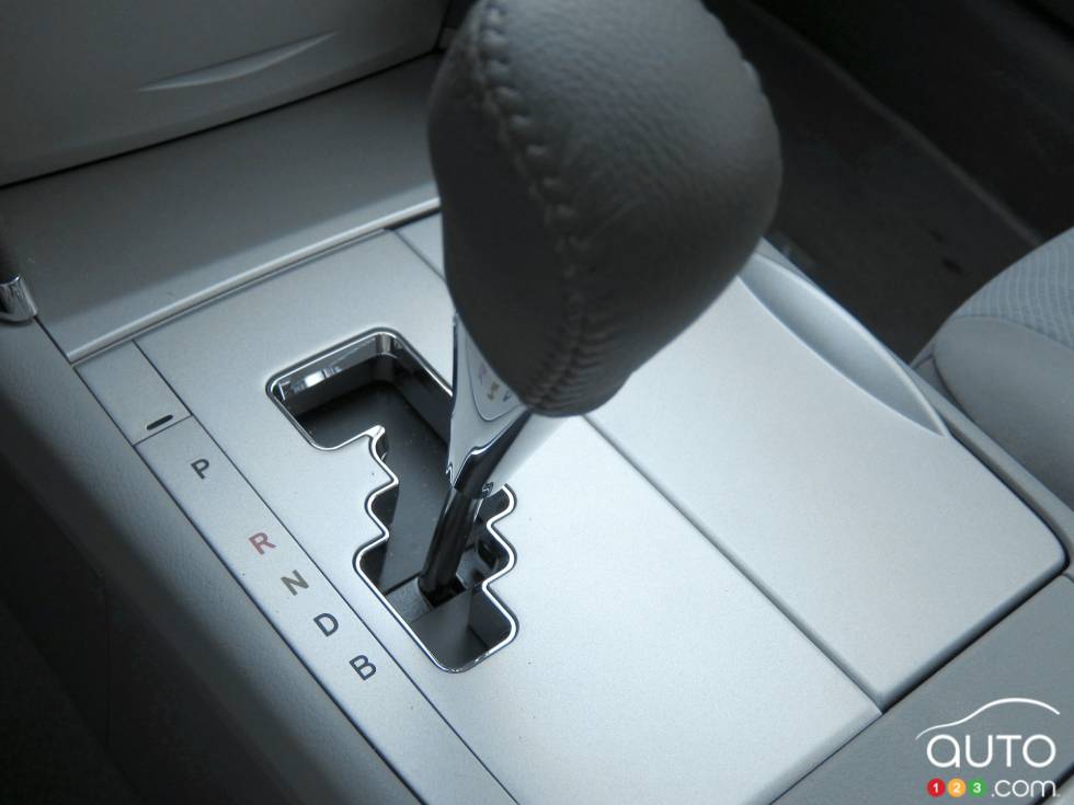 Détails du levier de vitesses