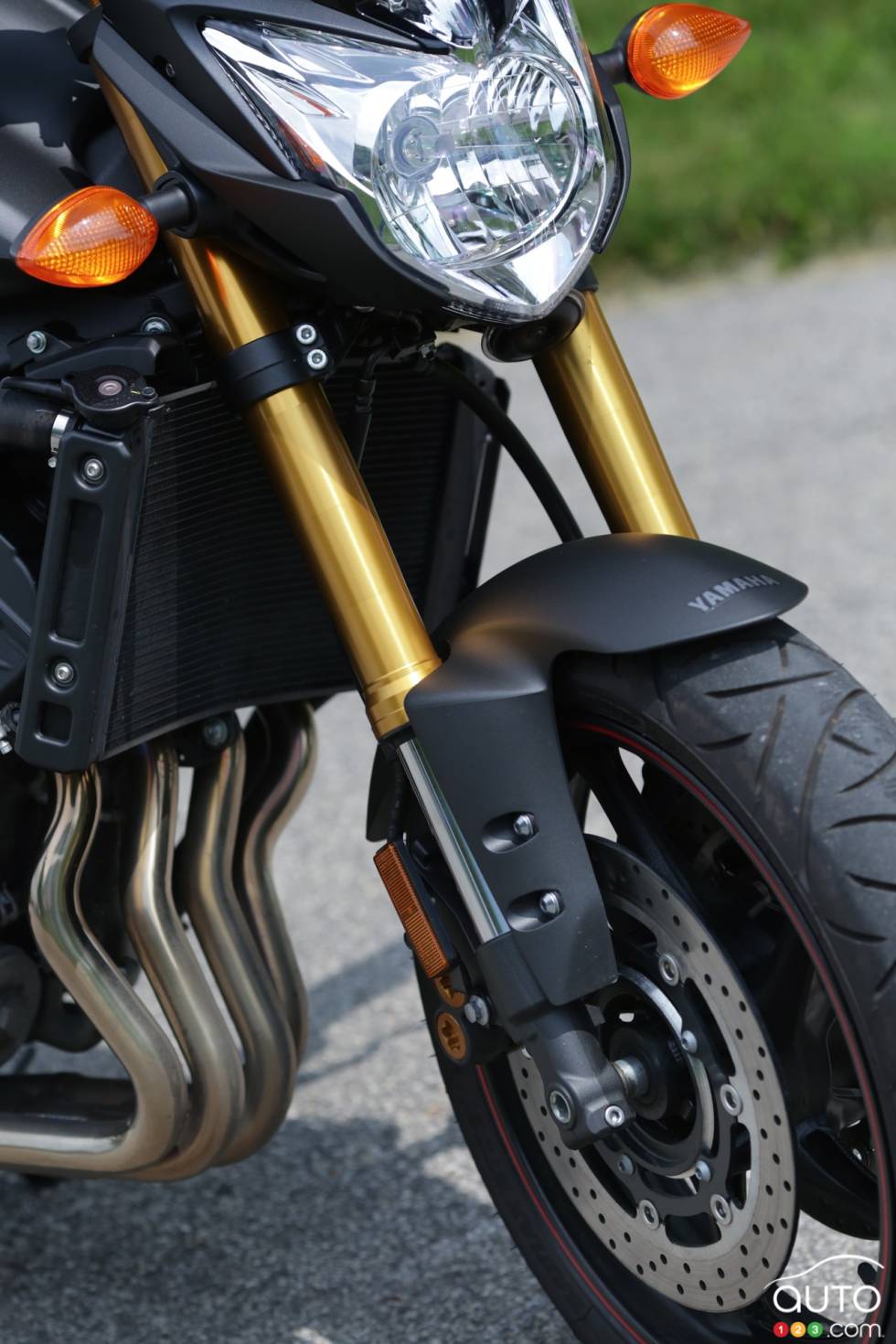 front suspension détails