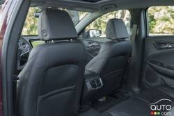  Chevrolet Malibu 2016 sièges avant vue de derrière