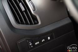 Active ECO, stability control and hill descent control buttons