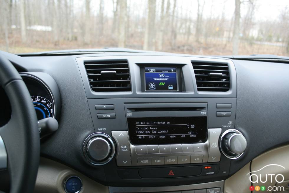 center console détails