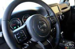 2016 Jeep Wrangler Willys steering wheel