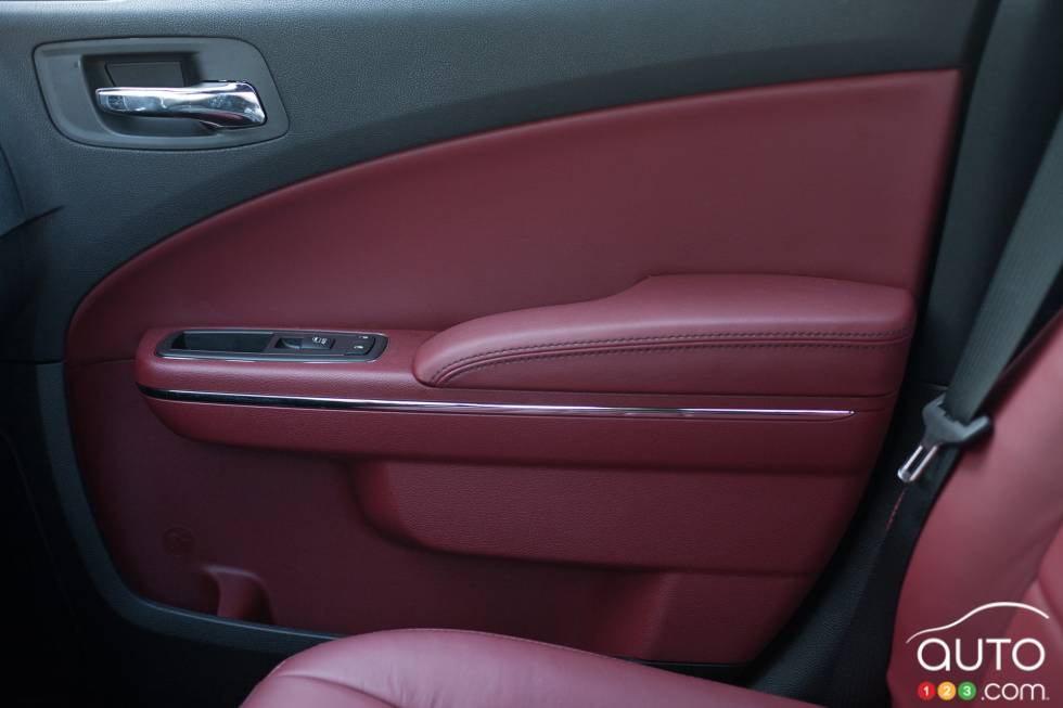 Interior door panel, passenger's side