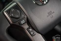 2016 Toyota Tacoma V6 TRD steering wheel mounted audio controls