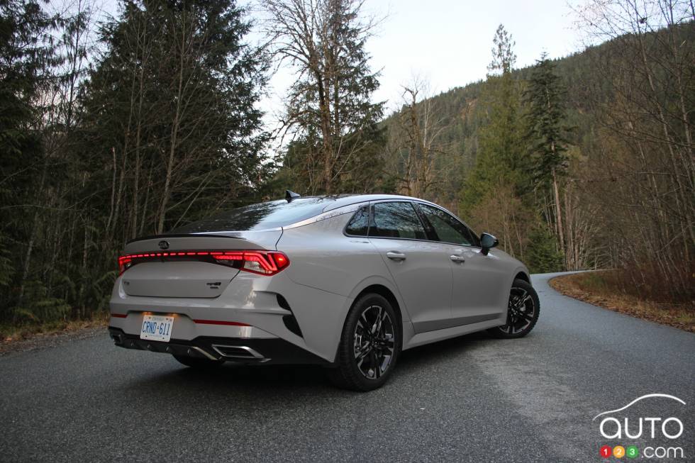 We drive the 2021Kia K5 GT-Line