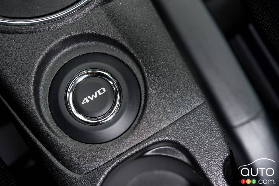 Bouton d'activation du système 4wd