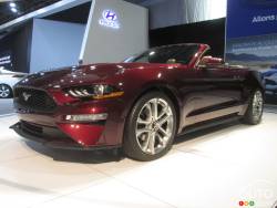 La Ford Mustang Cabriolet profite de plusieurs changements et améliorations pour 2018.