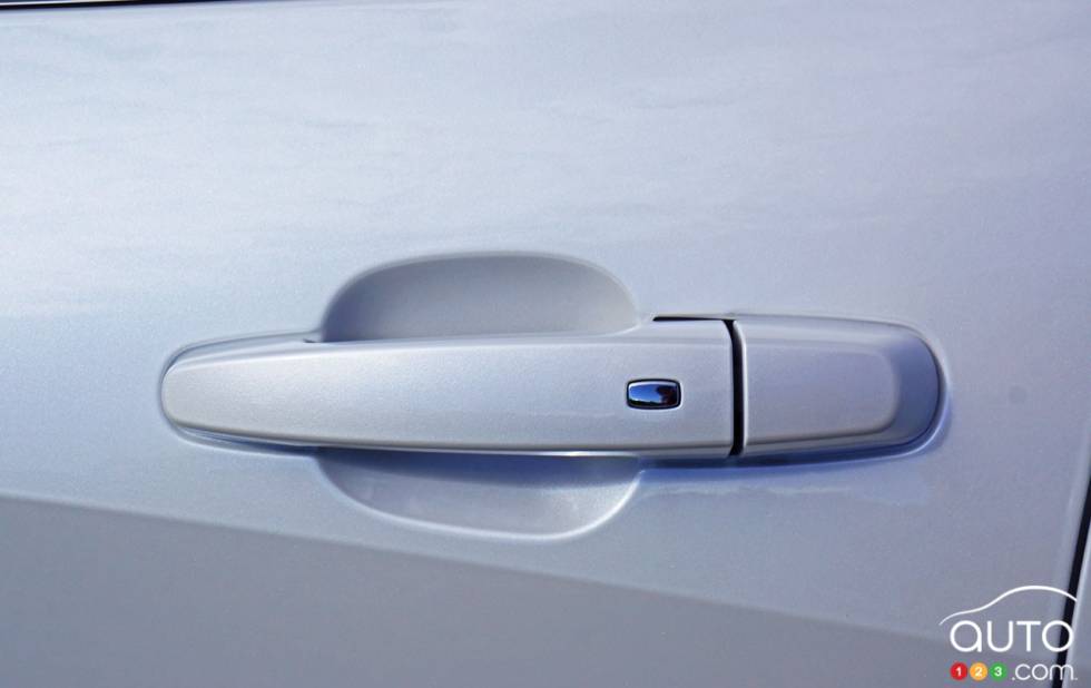 Poignée de porte sans clé de la Chevrolet Malibu Hybride 2016
