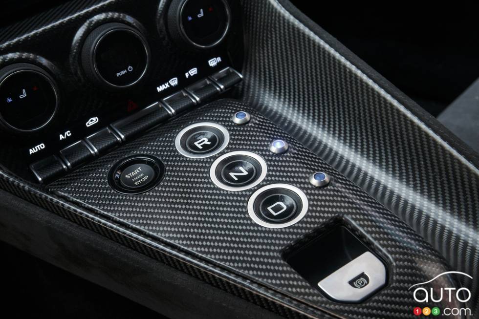 Jaguar C-X75 center console