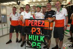 Sergio Perez, Sahara Force India Formula One Team.
