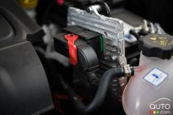 Détail du moteur de la Fiat 500x 2016