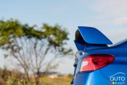 Aileron arrière de la Subaru WRX STI 2016