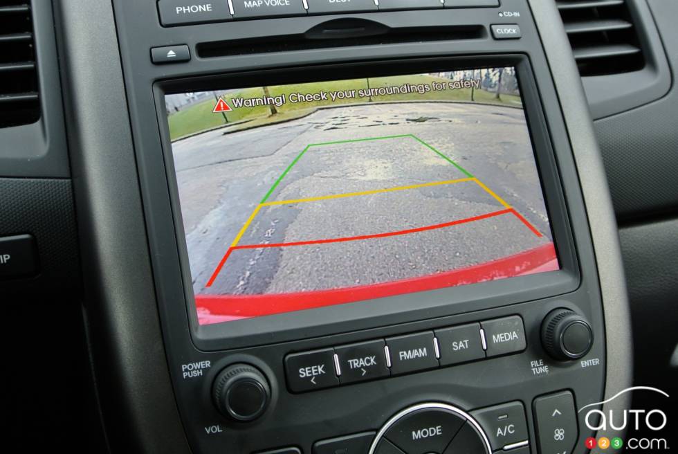 Rearview camera display