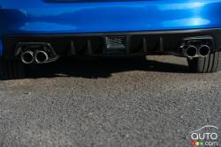 Calandre arrière de la Subaru WRX STI 2016