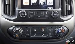 Contrôle du système de climatisation du Chevrolet Colorado Z71 Crew Cab short box AWD
