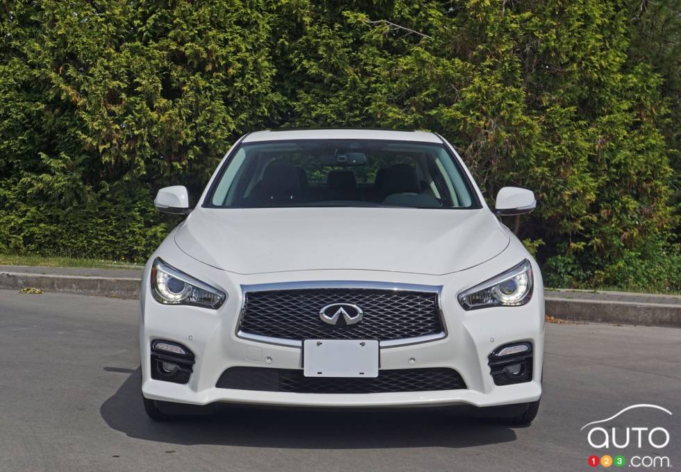 Infiniti q50s red sport