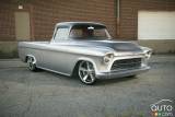 Pictures of custom Chevy trucks sold at auctions