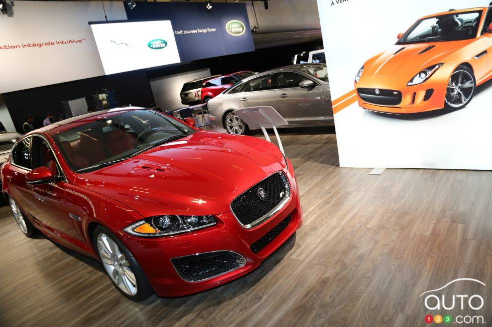 2013 Jaguar XFR.