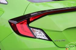 Feux arrière de la Honda Civic Coupe 2017