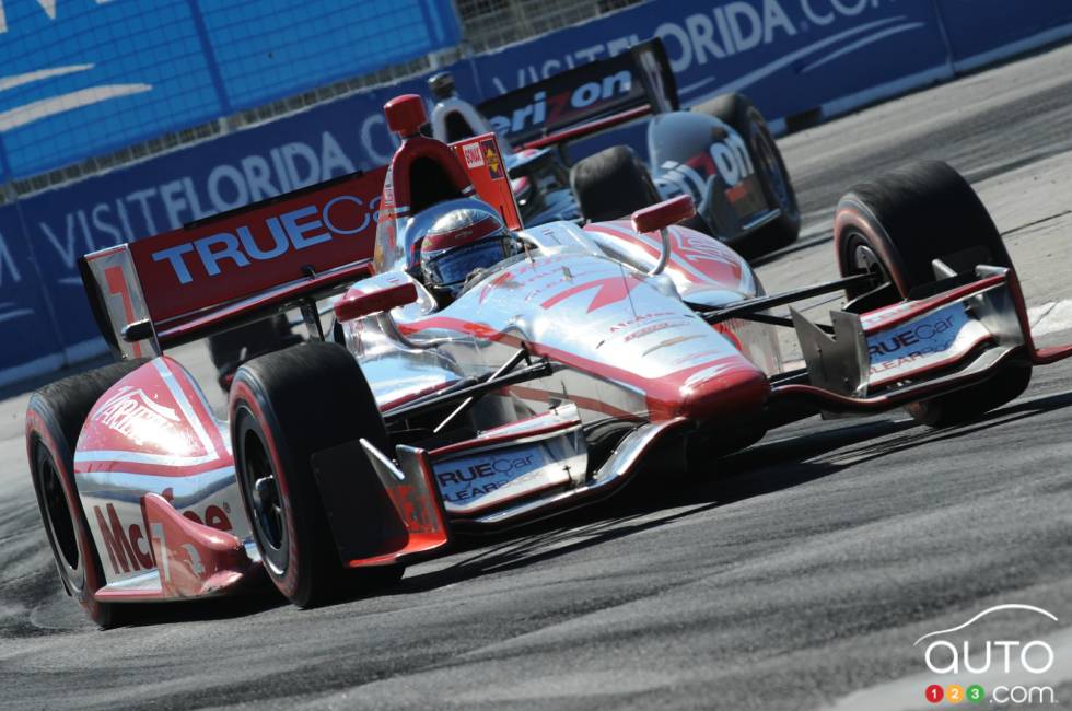 Sebastien Bourdais, Dragon Racing lors de la première course