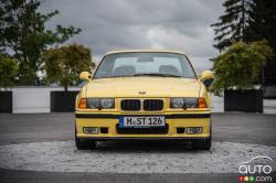 Vue de face de la BMW E36 M3