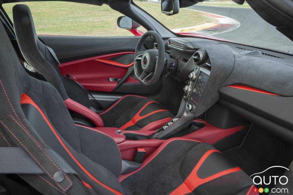 Dashboard and front seats