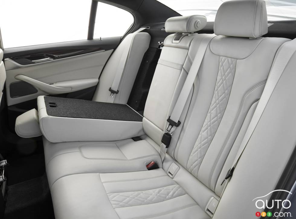 Banquette arrière de la Série 5 2017 de BMW