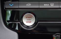2017 Jaguar F Pace R Sport start and stop engine button