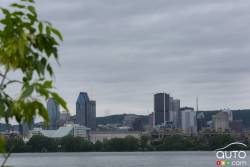 City of Montreal view from Île Ste-Hélène