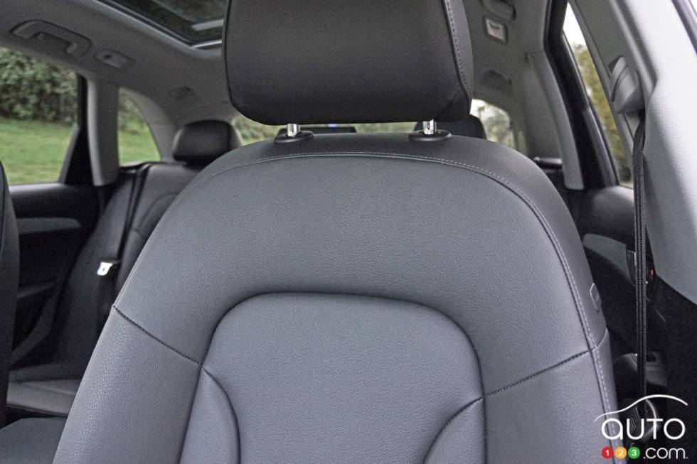 2017 Audi Q5 Quattro Tecknic seat detail